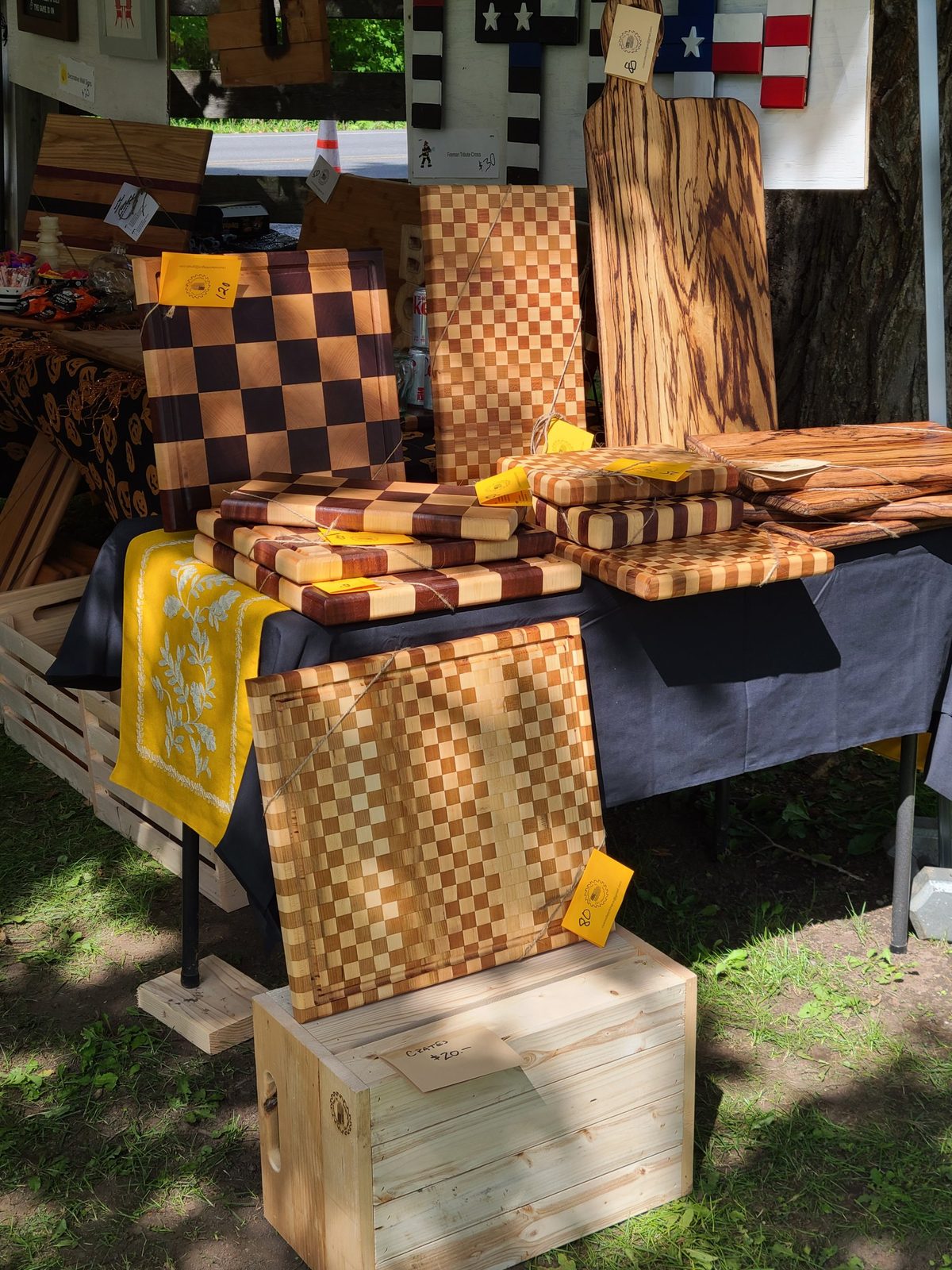 Checkerboards at the fair