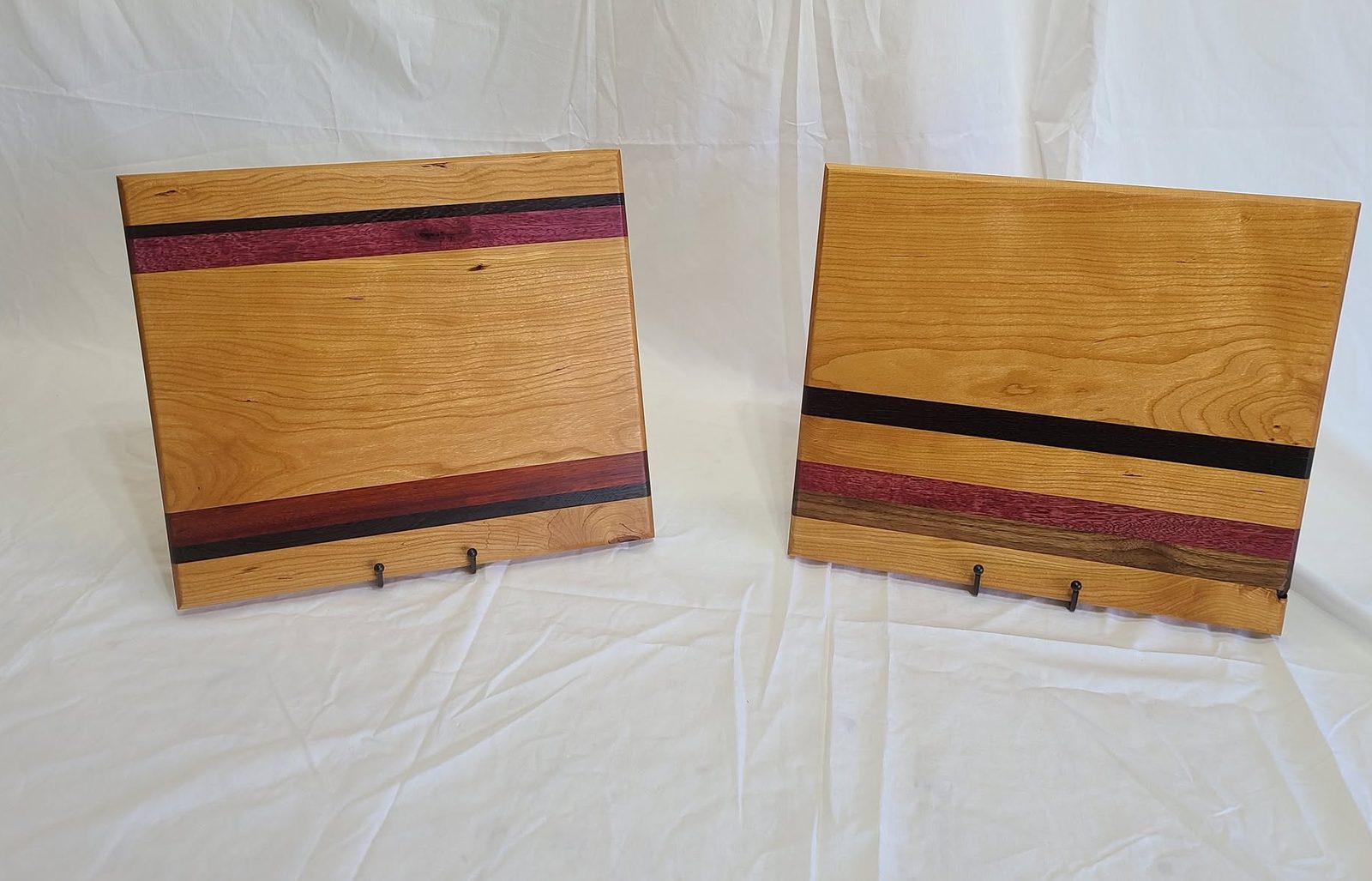 Cherry boards with exotic stripes