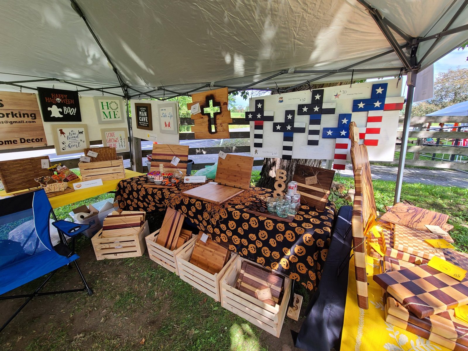 Craft fair booth