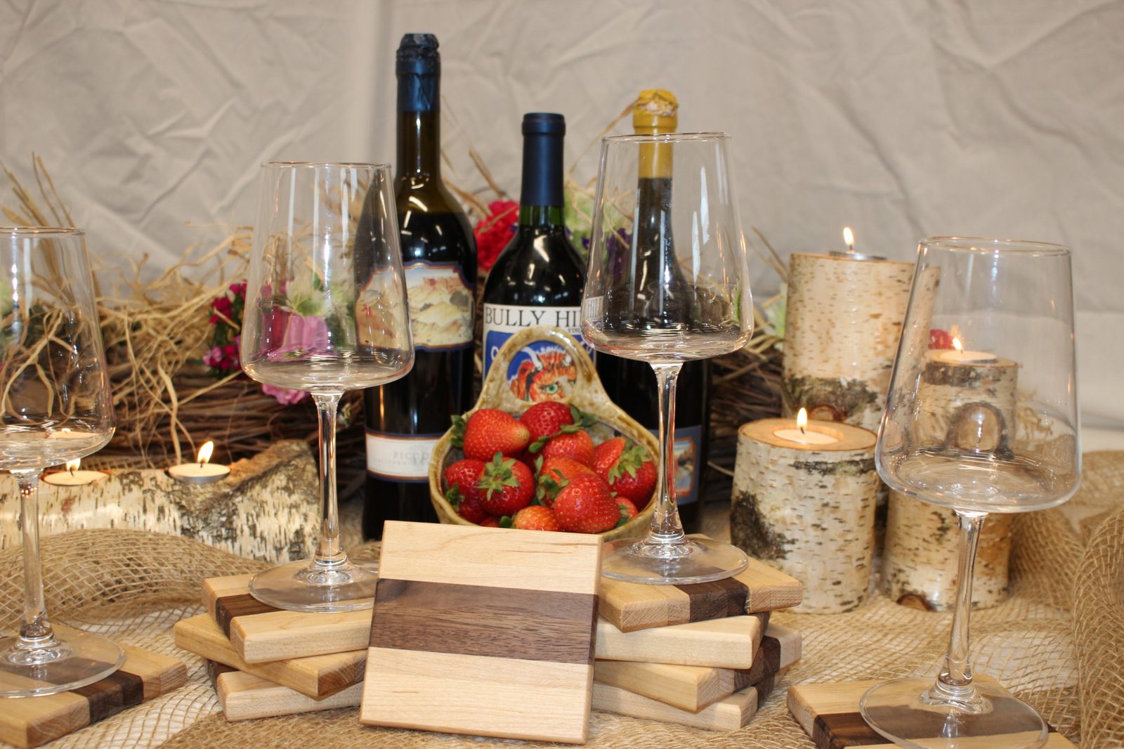 Coasters for a summer table