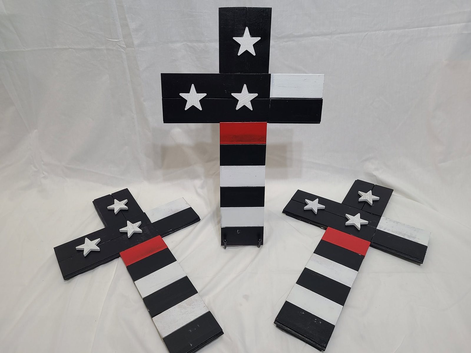 Firefighter crosses