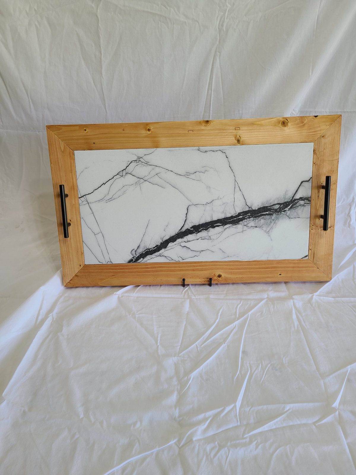 Marble tile tray